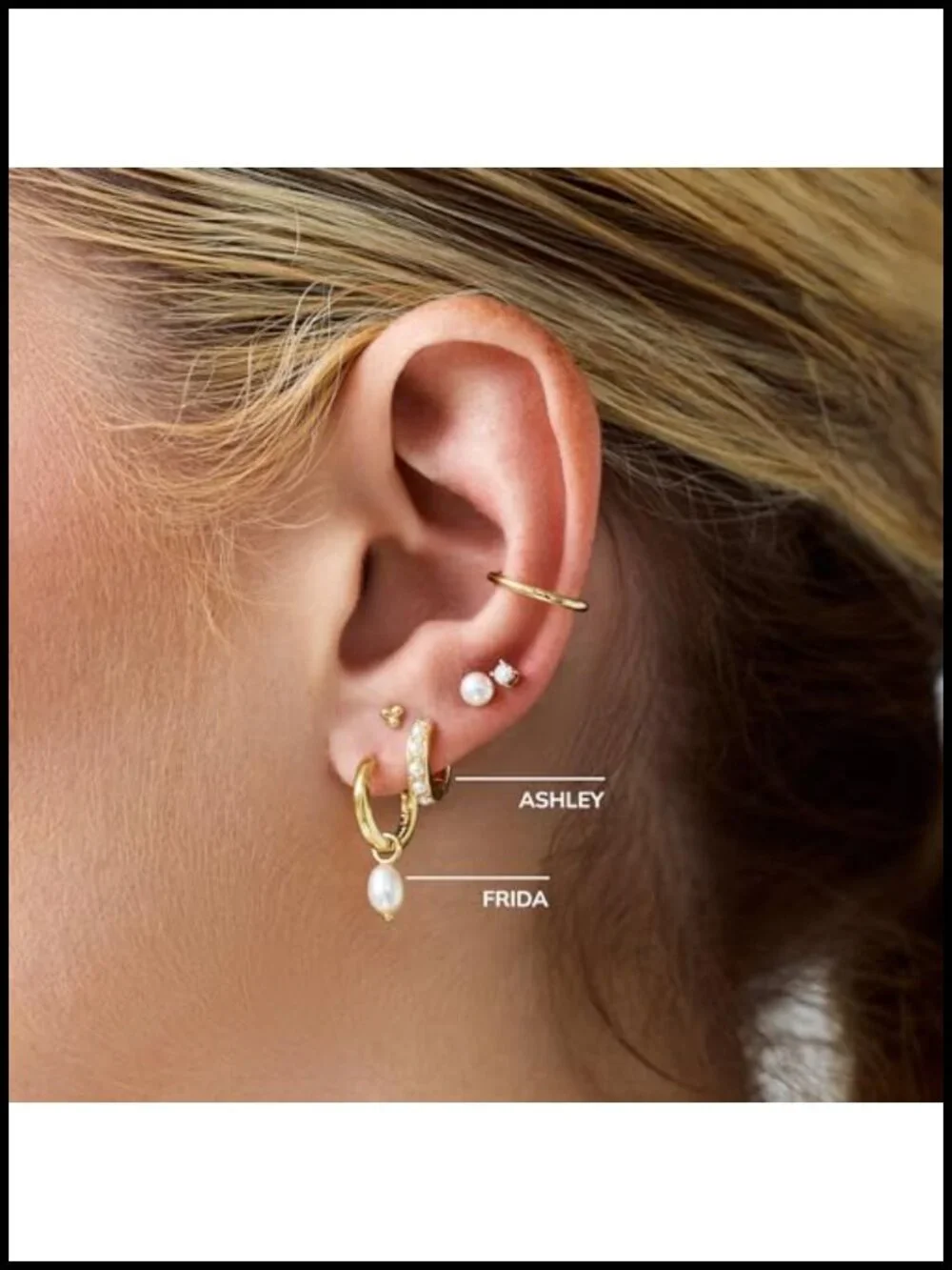 Sterling Silver Huggie Hoop Earrings - 14K Gold Plated, Hypoallergenic,